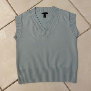 Forever21, vest, light blue color, size M.